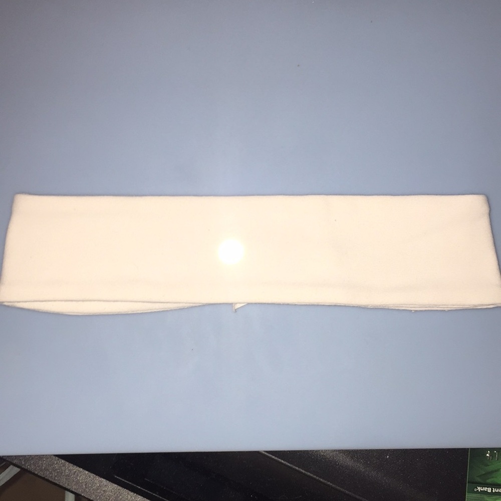 White Lulu Lemon headband
